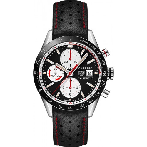 Tag Heuer Carrera 41mm Black Dial Men's Watch CV201AP-FC6429